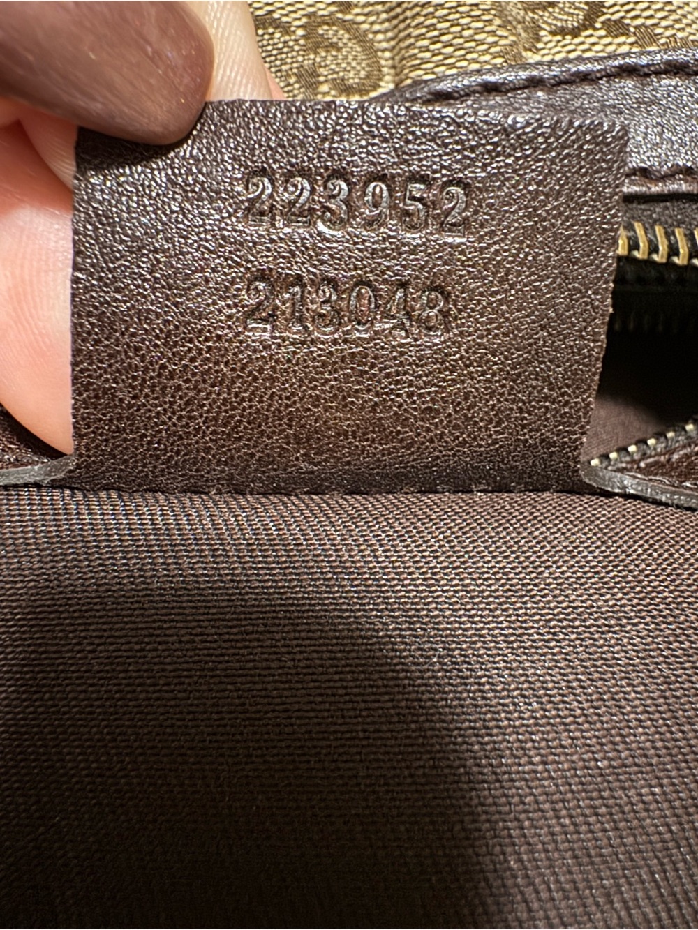 ❤️ Authentic Gucci GG Canvas & Leather Hobo Purse W/ Original Dust Bag & Box ❤️ - Picture 8 of 16